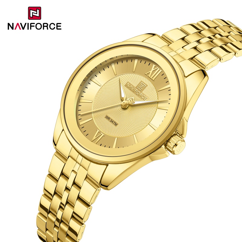 Luxury Watch Black - Relógio de Quartzo Feminino NAVIFORCE 3ATM
