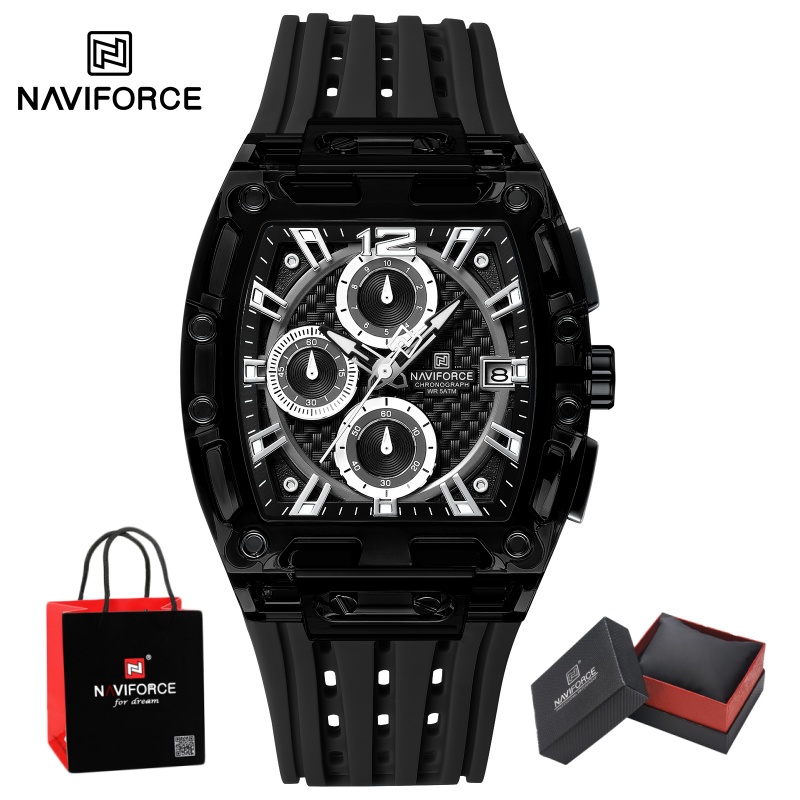 Luxury Watch Straps - Relógio Masculino NAVIFORCE 5ATM à Prova