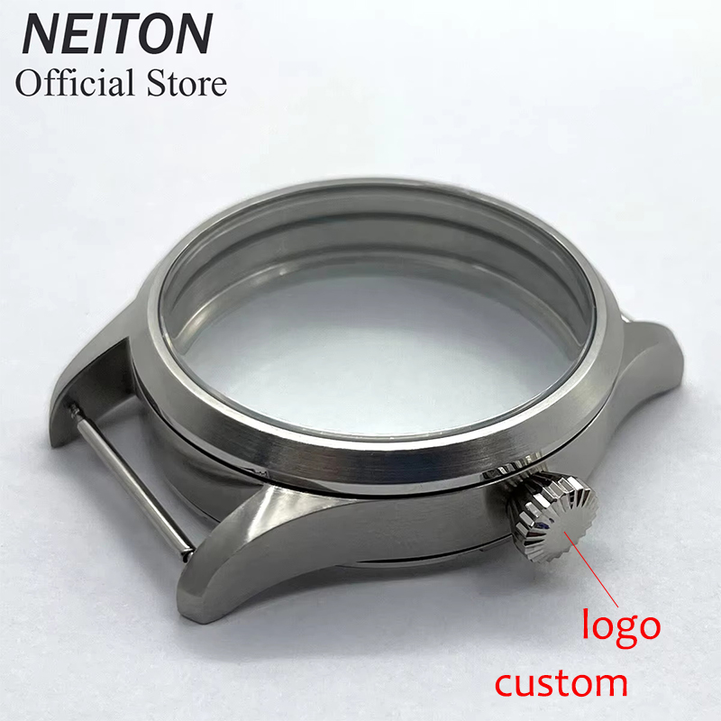 Luxury Watch Black - NEITON 42mm Caixa de relógio manual