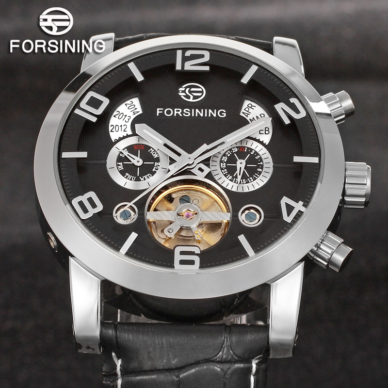Regulator Display Watch - Forsining moda mecânica masculina relógios de