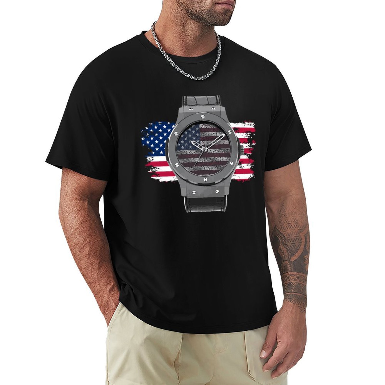 Luxury Watch Drawing - Camiseta LUXURY WATCH DRAWING para trabalho