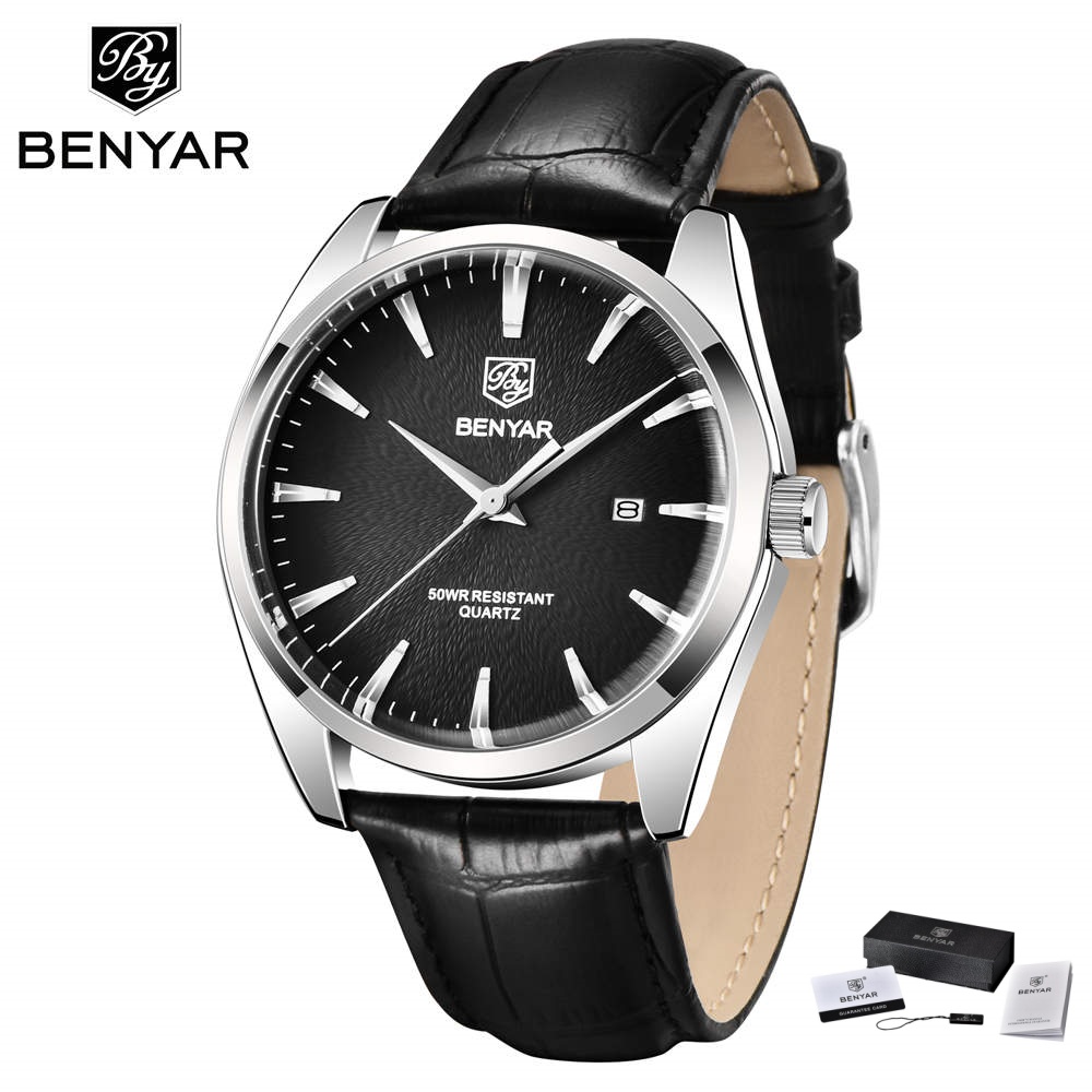 Luxury Watch German - Benyar 5163 marca superior de luxo