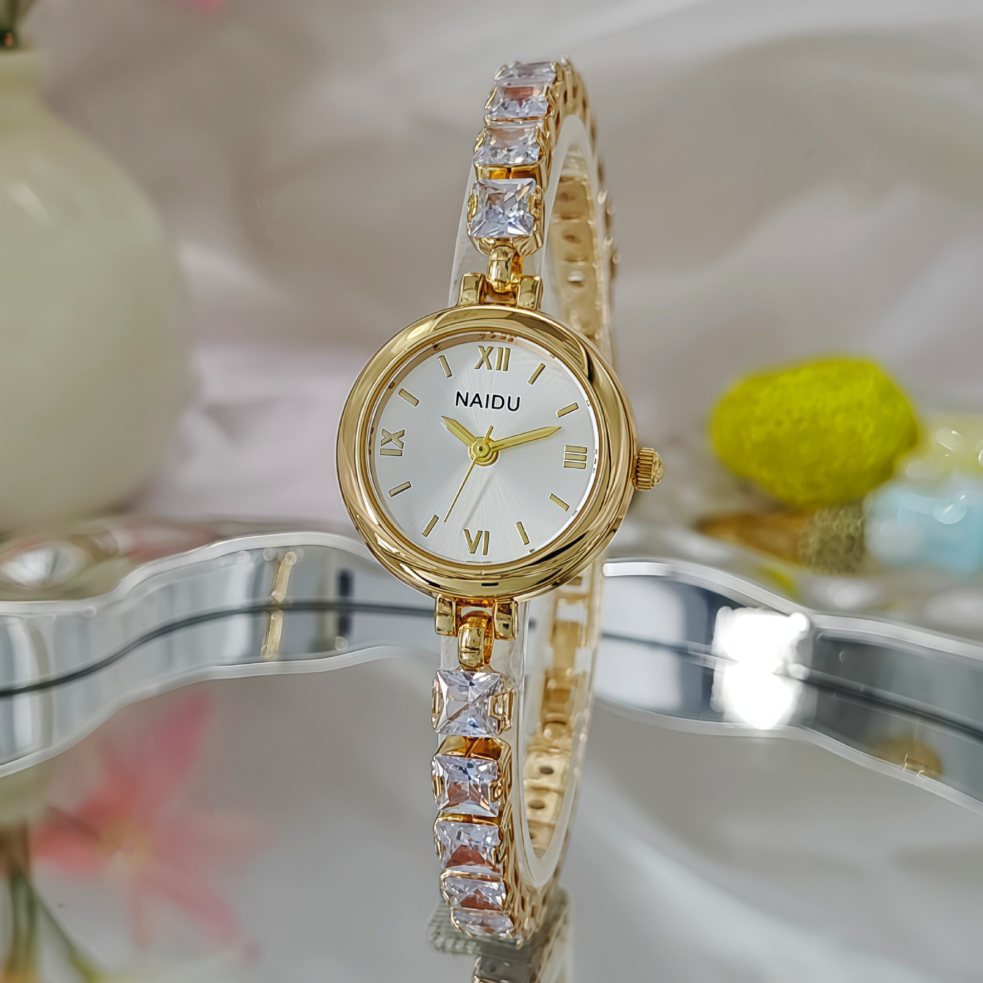 Luxury Watch Level - Novo relógio de pulseira incrustado de
