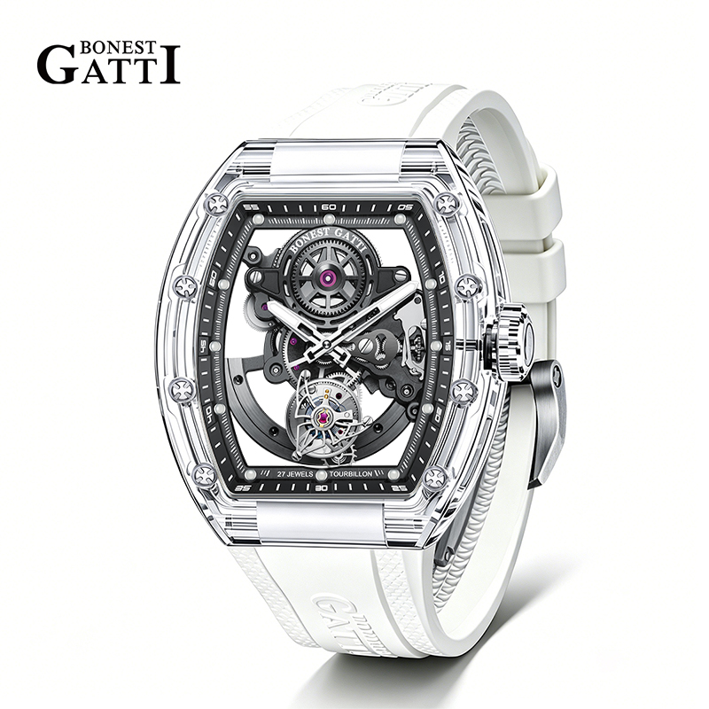 Luxury Watch Brand Tier - Relógio Tourbillon Masculino BONEST GATTI -