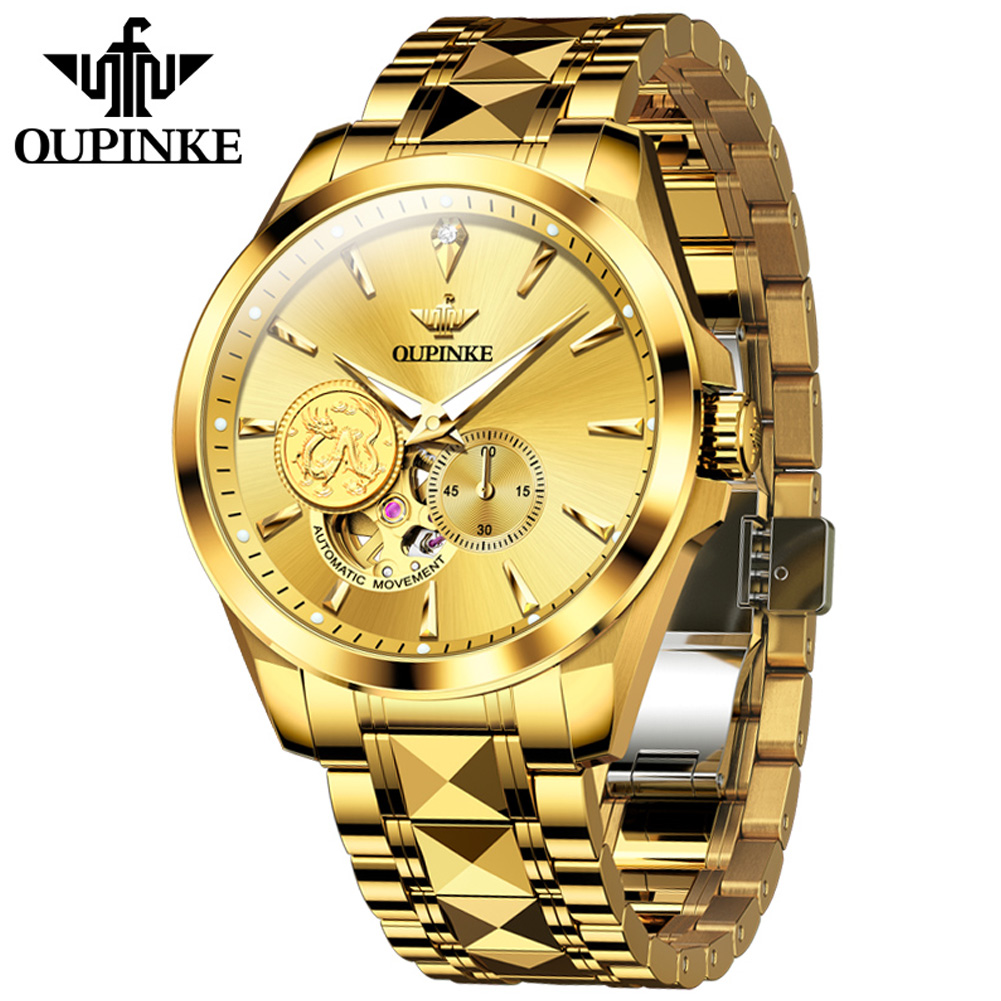 Luxury Watch Brands Logo - Oupinke relógios masculinos marca superior de