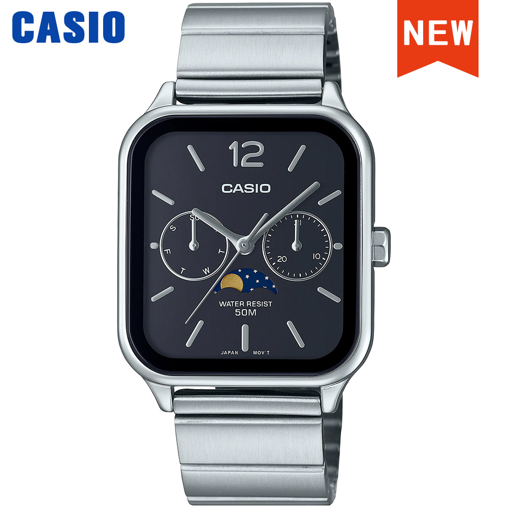 Moonphase Complication Watch - Casio relógio de pulso para homens