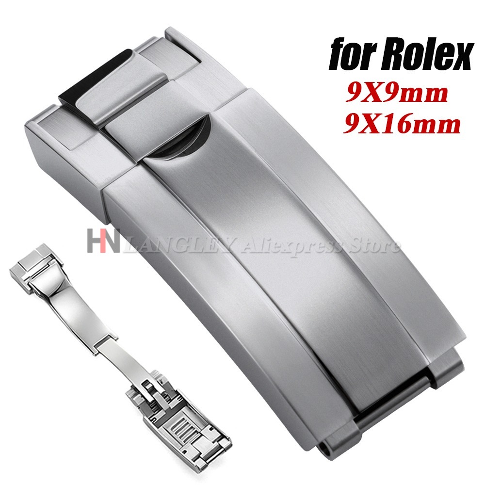 Luxury Watch Uk - 9x9mm 316l aço inoxidável dupla fivela
