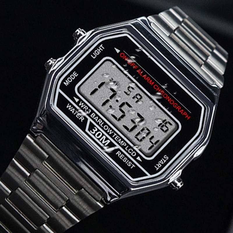 Luxury Watch Uk - Homens e Mulheres Multifunções LED Digital