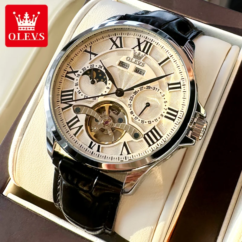 Luxury Watch On Sale - OLEVS 7013 Relógio de negócios mecânico