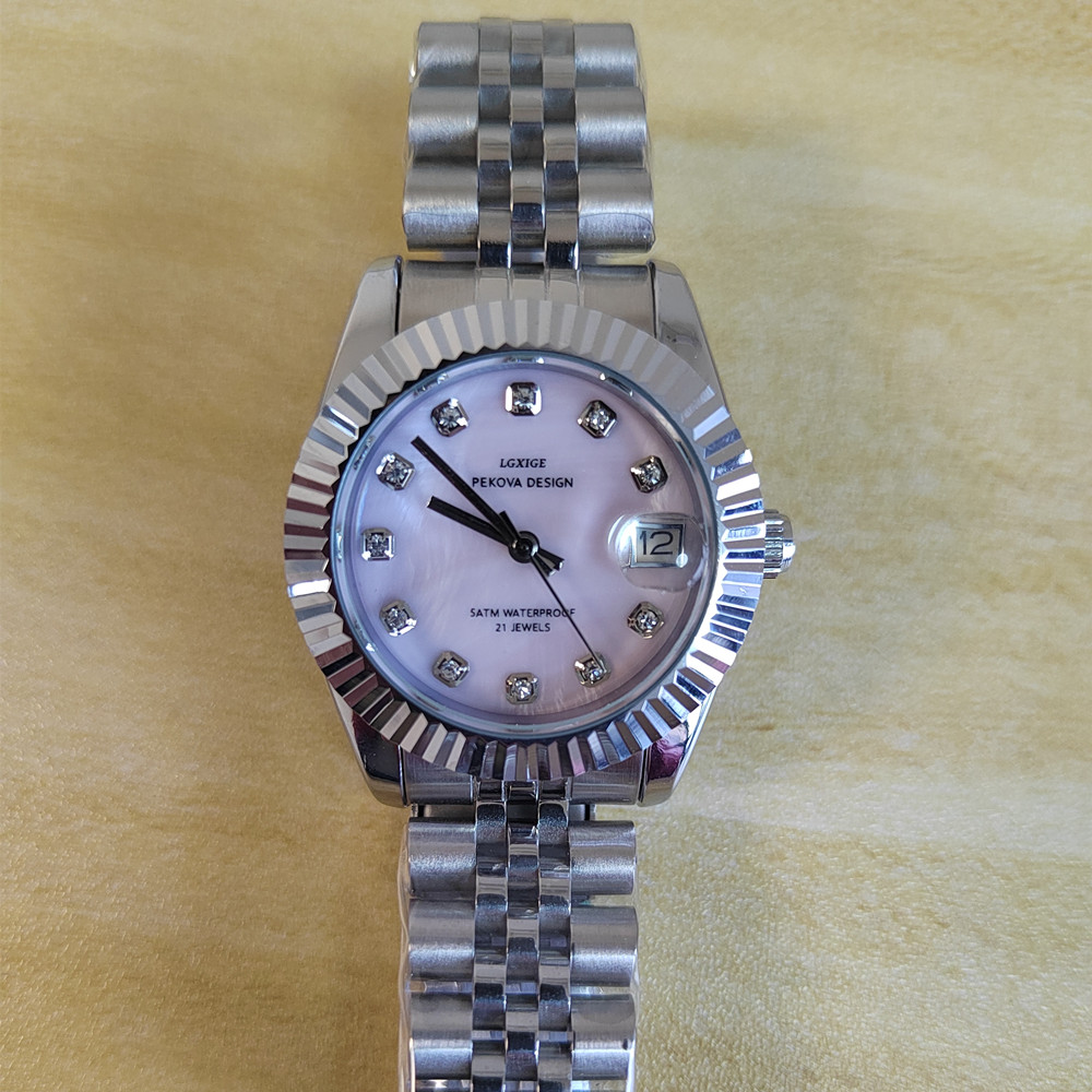 Lgxige cristal feminino pulsei - Luxury Watch Black avaliação e preço