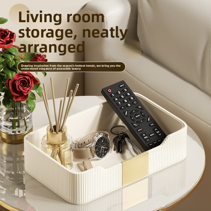 Bandeja de mesa de couro PU –  - Luxury Watch Level avaliação e preço