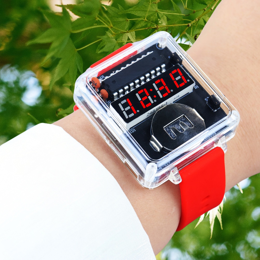 Diy led relógio eletrônico kit - Regulator Display Watch avaliação e preço