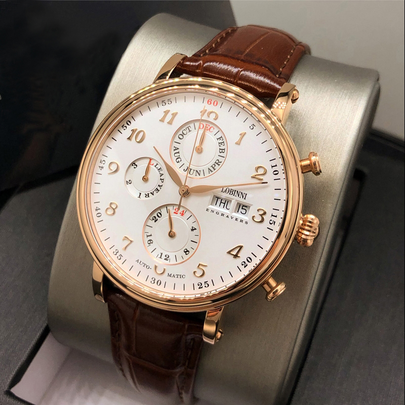 Relógios masculinos suíça lobi - Luxury Watch German avaliação e preço