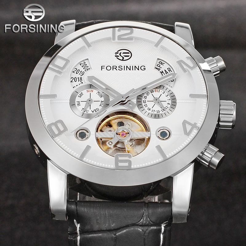 Forsining moda mecânica mascul - Regulator Display Watch avaliação e preço