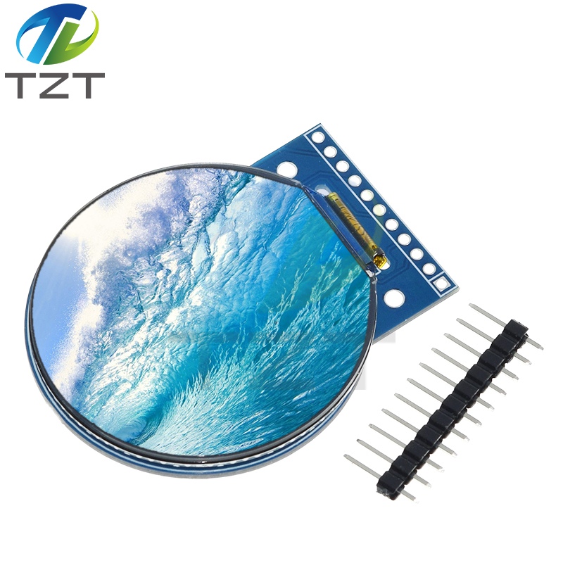 1/2/3PCS Tela Redonda TFT LCD  - Regulator Display Watch avaliação e preço