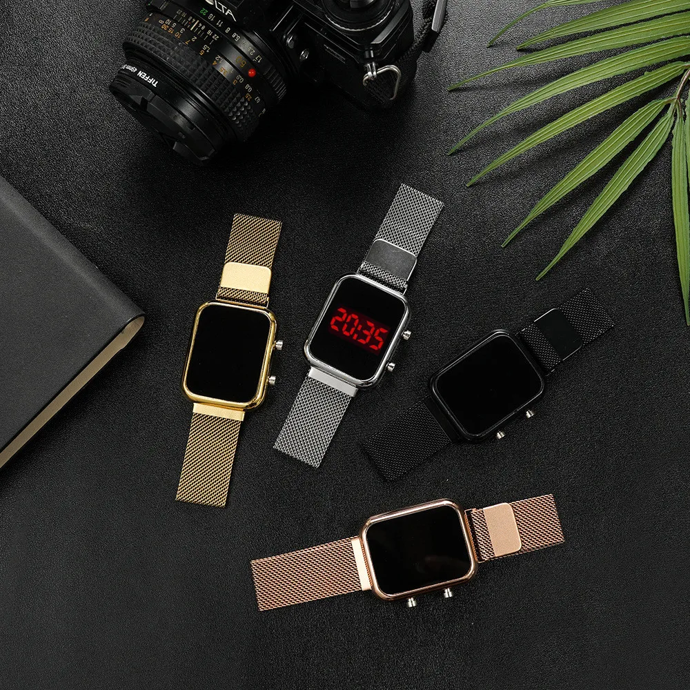 Moda fivela magnética retângul - Luxury Watch Uk avaliação e preço
