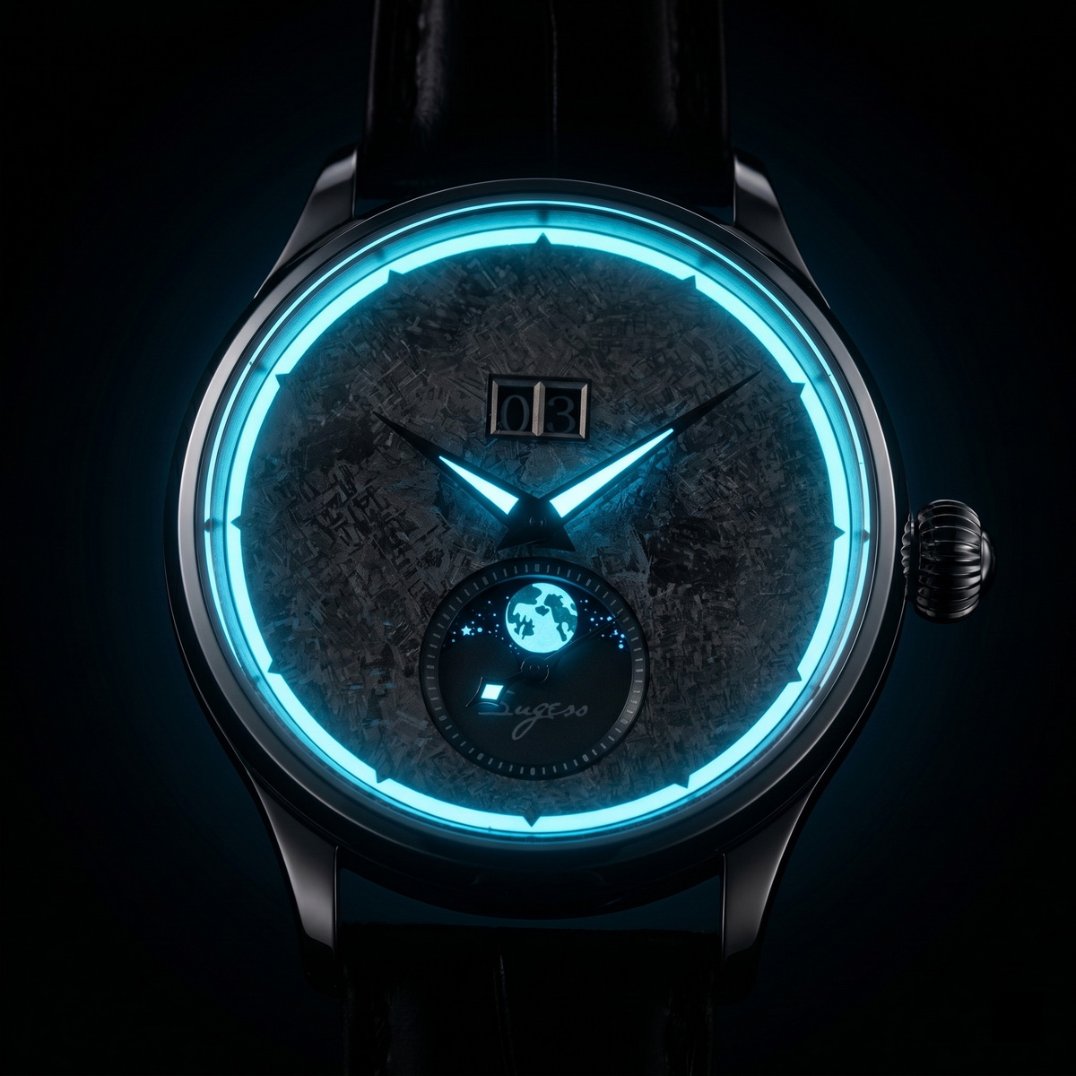 Relógio Sugess Moonphase para  - Moonphase Complication Watch avaliação e preço