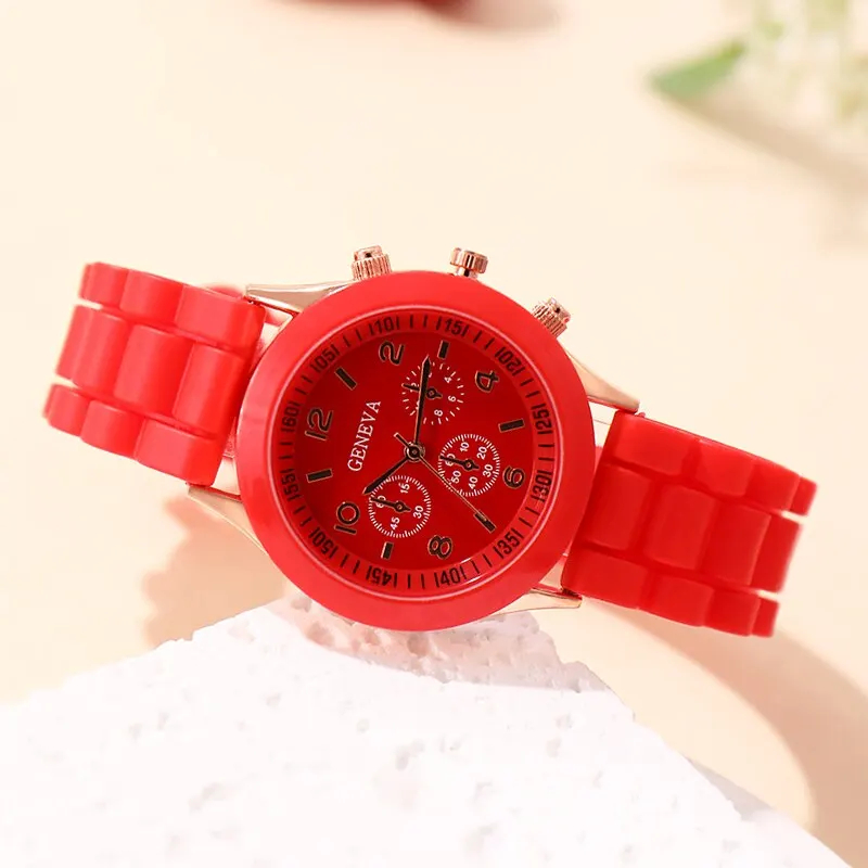 Relógio de quartzo de silicone - Ladies Luxury Watch avaliação e preço