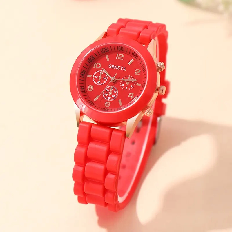 Relógio de quartzo de silicone - Ladies Luxury Watch avaliação e preço