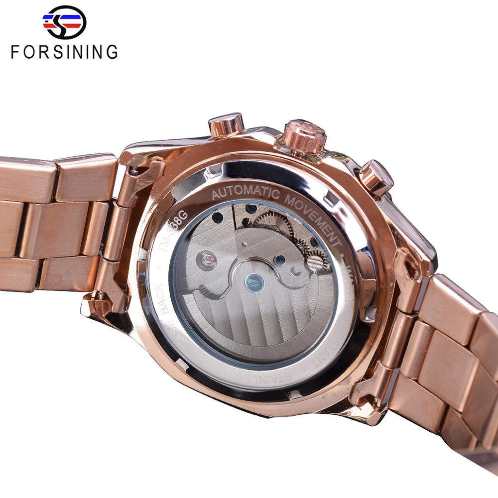 Forsining relógio mecânico mas - Moonphase Complication Watch avaliação e preço