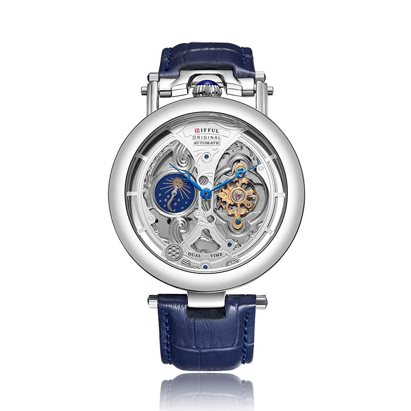 DIFFUL Luxo Grande Esqueleto D - Luxury Watch On Sale avaliação e preço