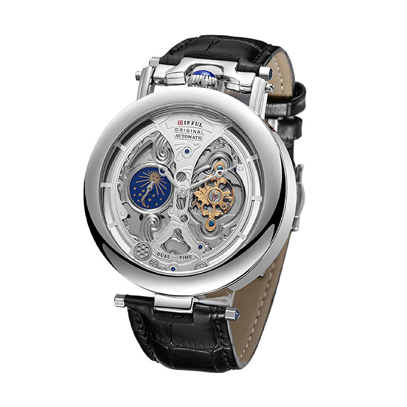 DIFFUL Luxo Grande Esqueleto D - Luxury Watch On Sale avaliação e preço