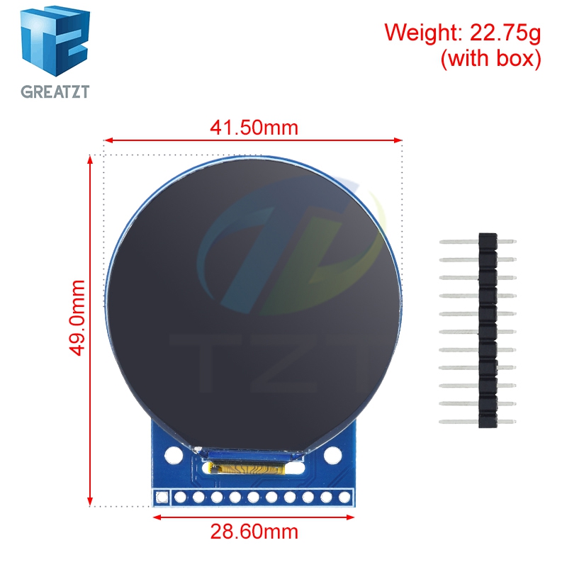 GREATZT 1/3PCS Tela LCD TFT Re - Regulator Display Watch avaliação e preço