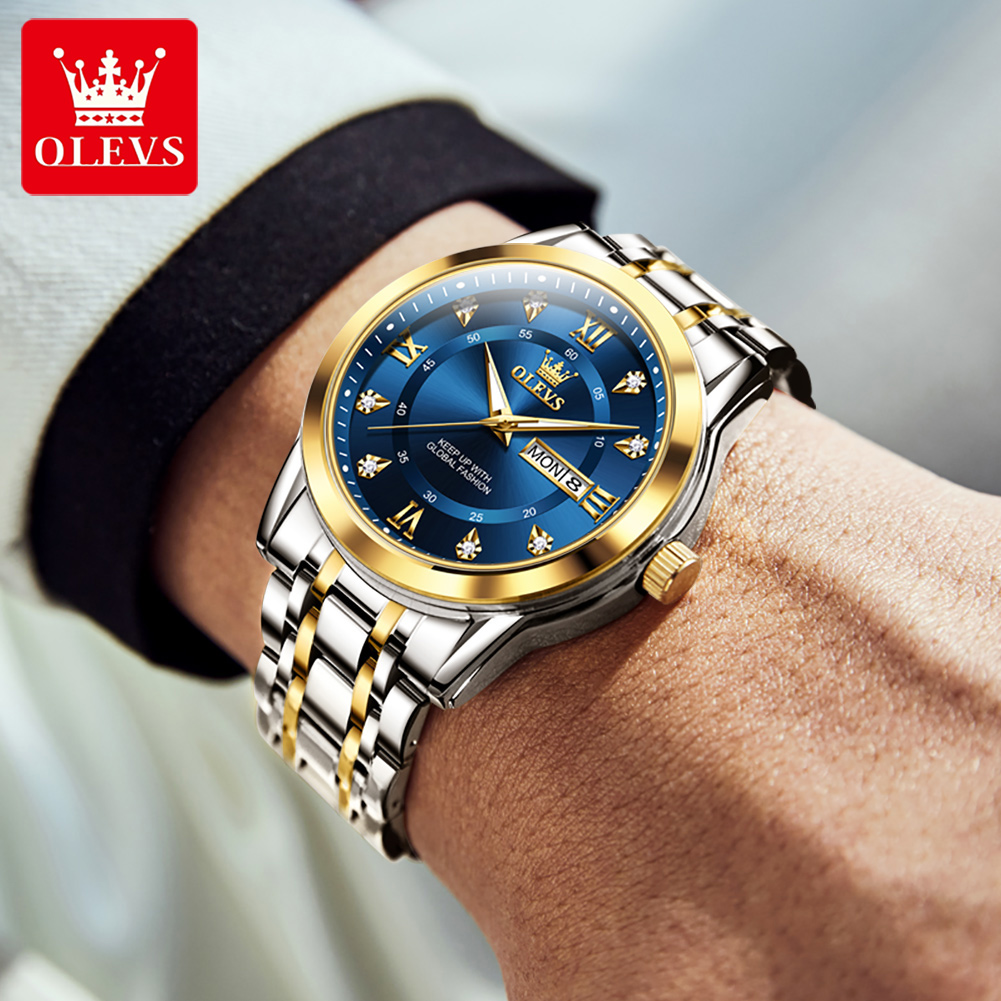 Olevs marca moda relógios masc - Luxury Watch Wallpaper avaliação e preço