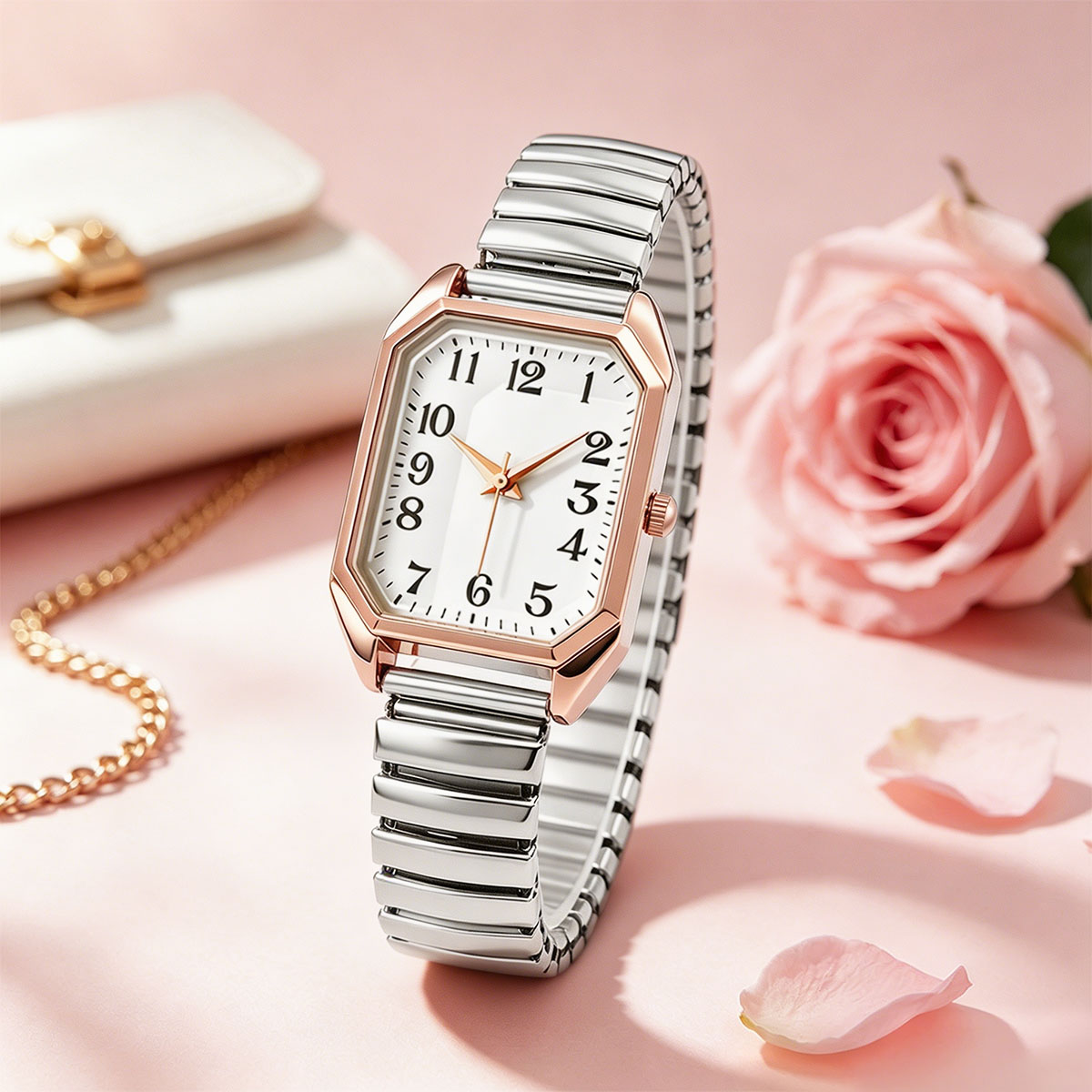 Relógio de Quartzo Octogonal R - Ladies Luxury Watch avaliação e preço