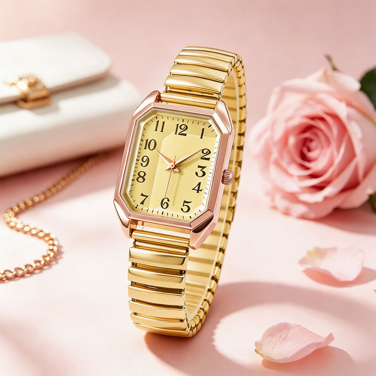 Relógio de Quartzo Octogonal R - Ladies Luxury Watch avaliação e preço