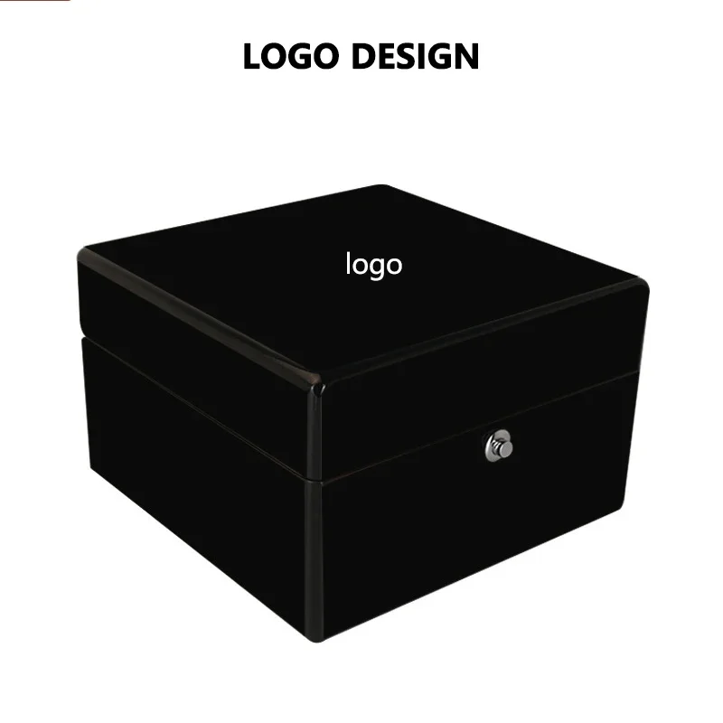 Caixa de Relógio de Madeira Lu - Luxury Watch Brands Logo avaliação e preço