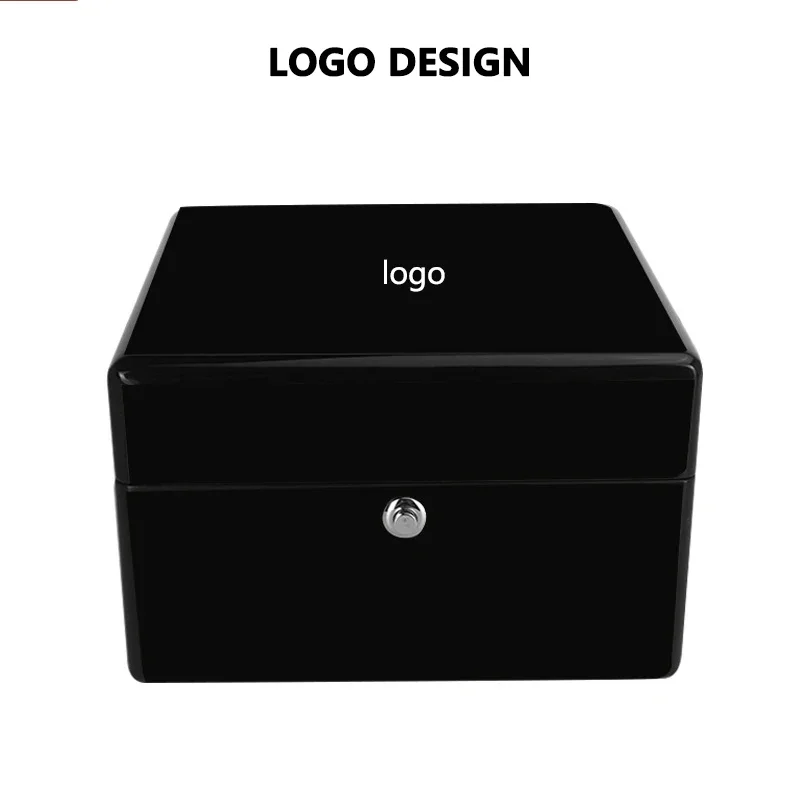 Caixa de Relógio de Madeira Lu - Luxury Watch Brands Logo avaliação e preço