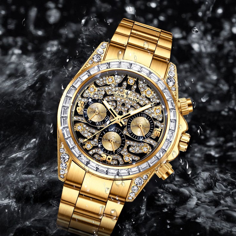 Relógio Automático Masculino d - Moonphase Complication Watch avaliação e preço