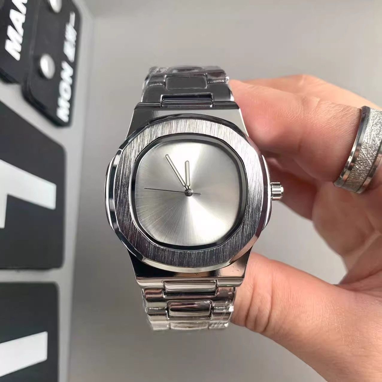Relógio de Quartzo Masculino c - Luxury Watch Brands Logo avaliação e preço