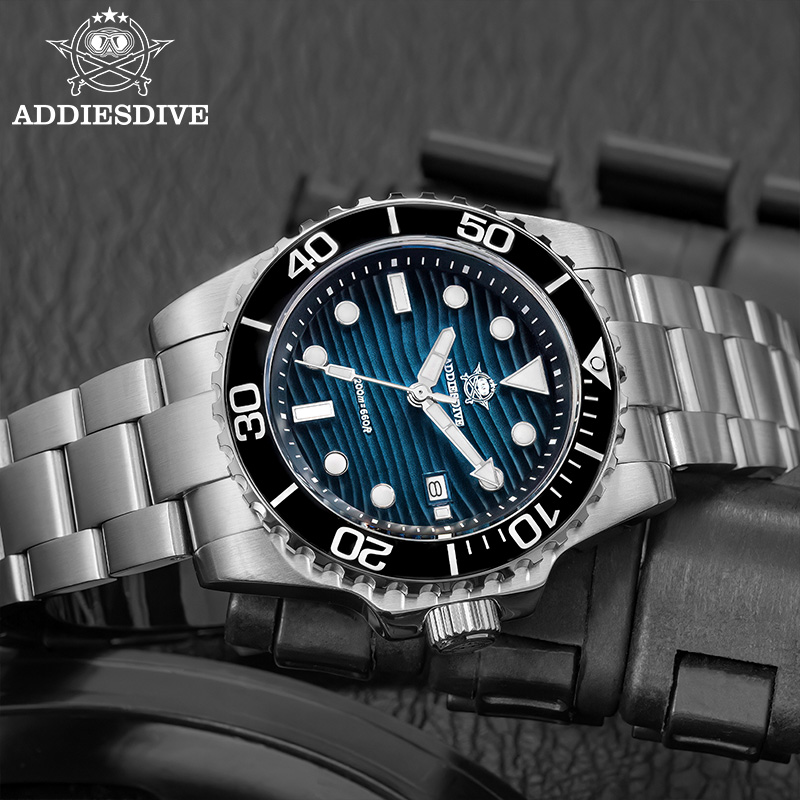 Addiesdive relógio de quartzo  - Luxury Watch Straps avaliação e preço