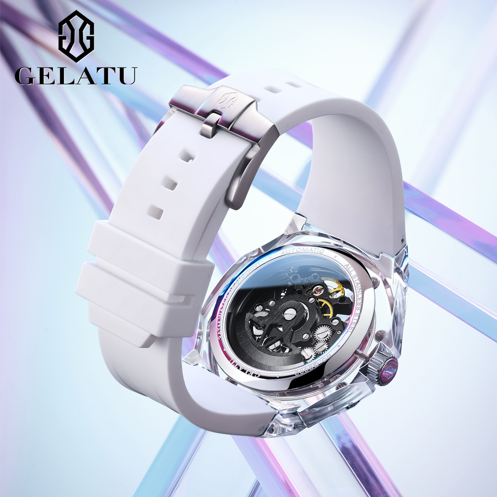 GELATU 8002 Relógio Mecânico A - Luxury Watch Straps avaliação e preço