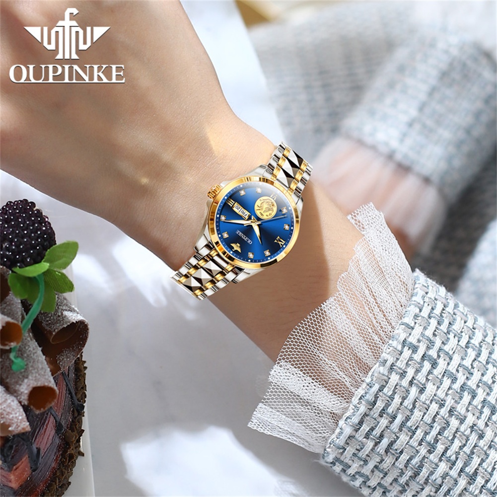 Oupinke relógios femininos ele - Luxury Watch Brands Logo avaliação e preço