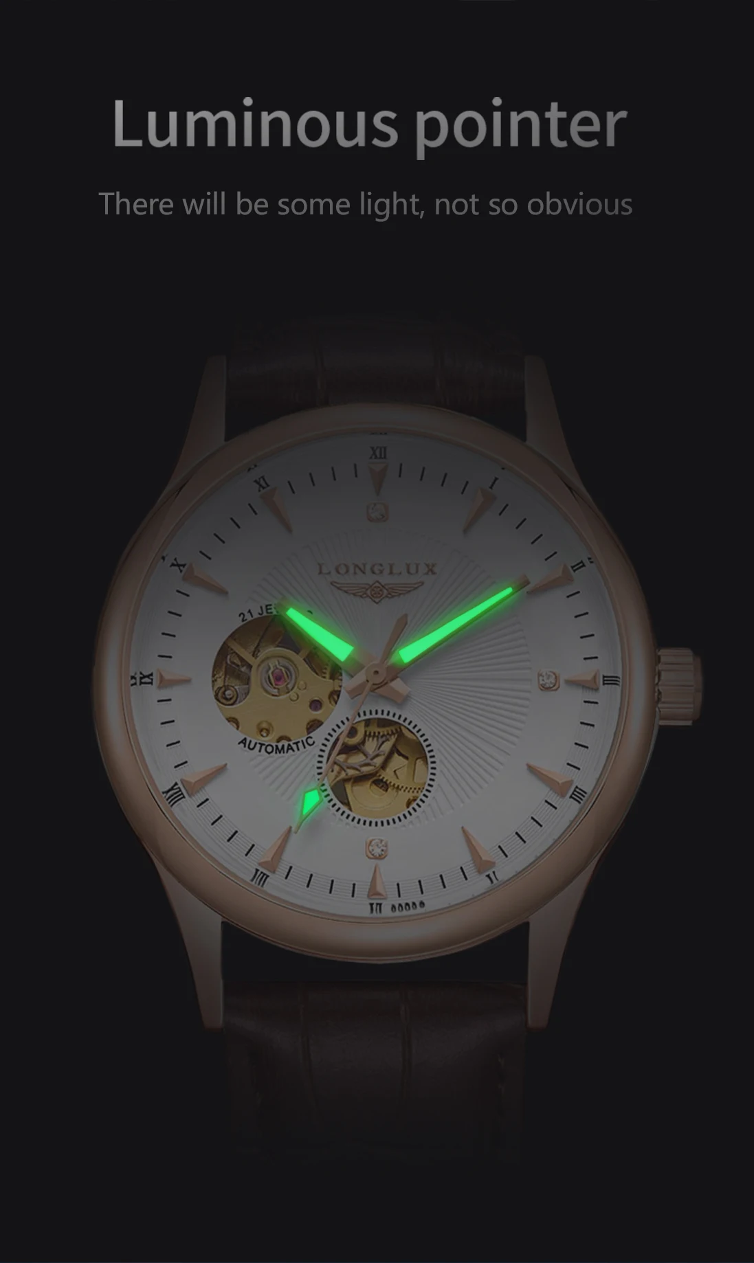 Relógio Automático LONGLUX Est - Luxury Watch On Sale avaliação e preço